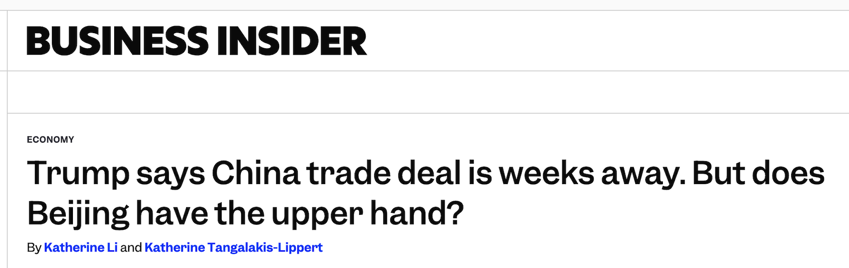 China deal