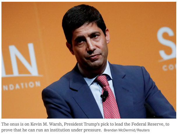 In Warsh We Trust In Warsh We Trust