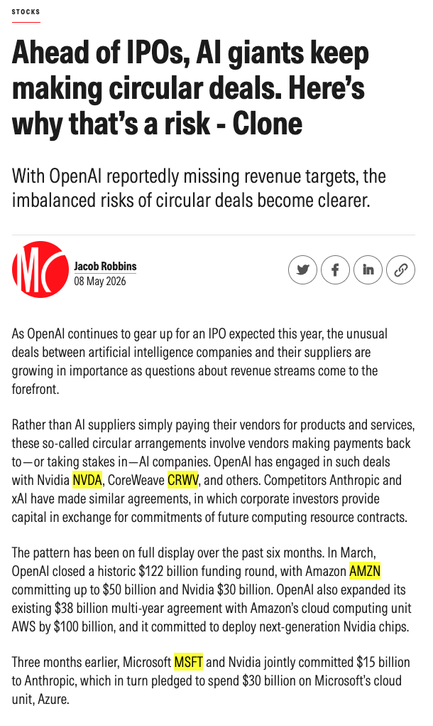 Circular Capital Deals
